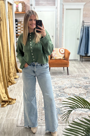 ISLA HIGH RISE WIDE LEG JEANS