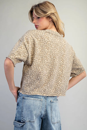 LEOPARD SWEATER - LondonEE & Co. 