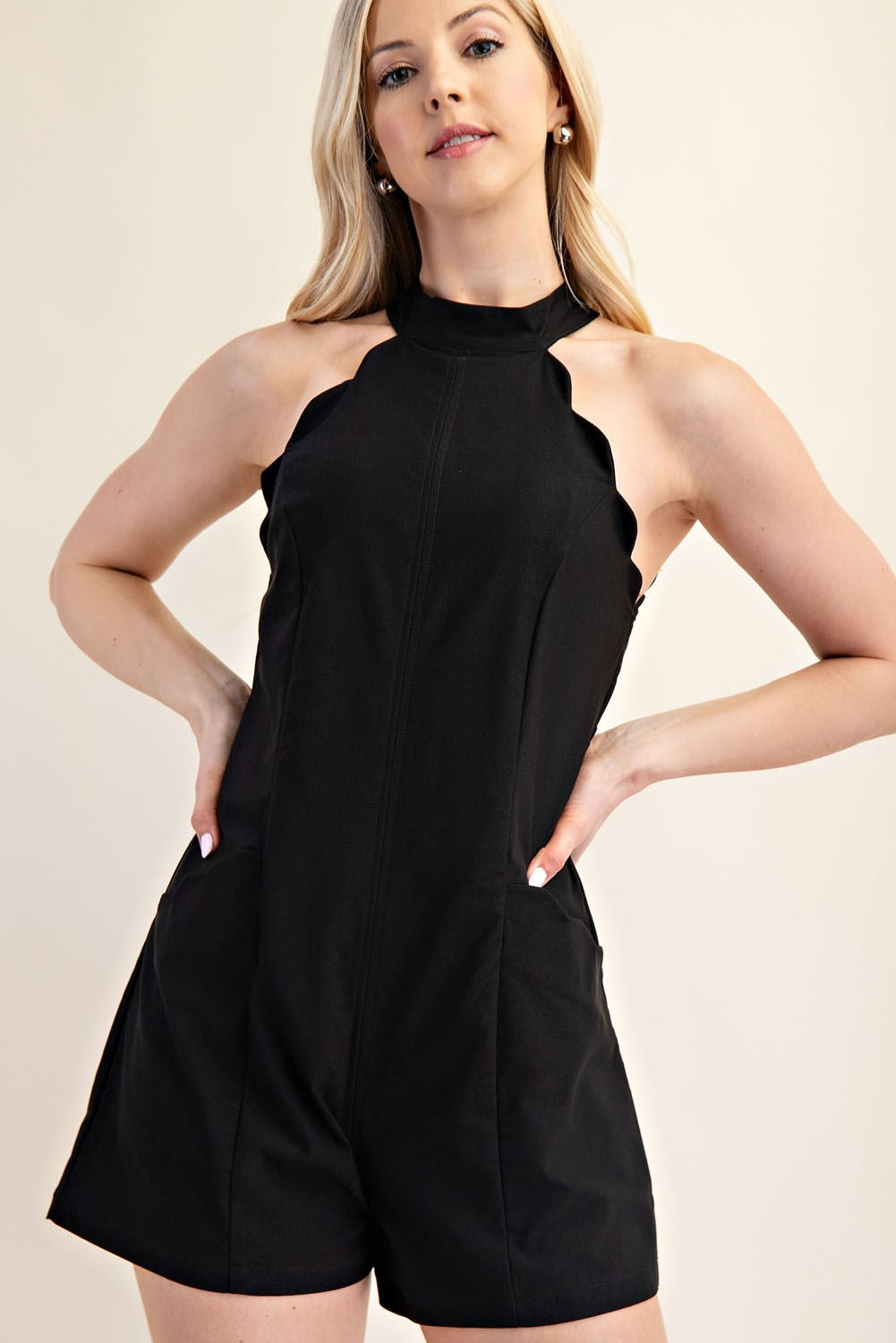 GLAM HALTER ROMPER