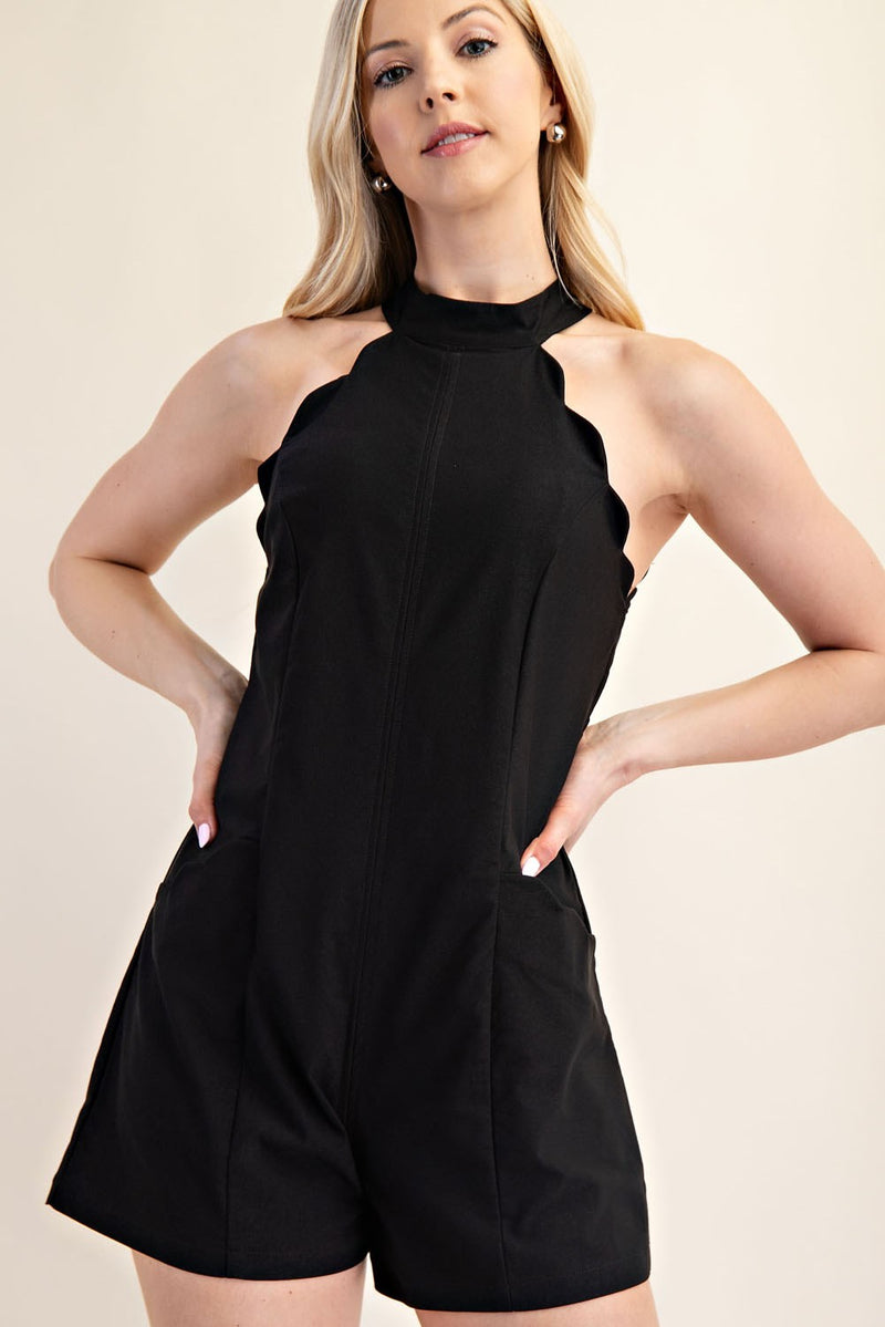 GLAM HALTER ROMPER