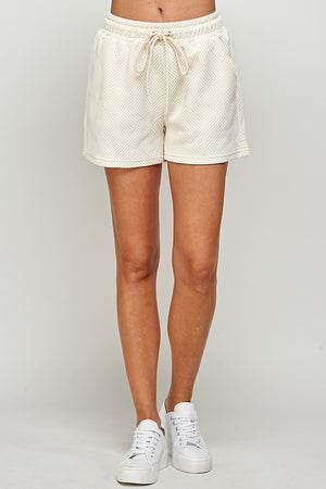 TEXTURED SOFT SHORTS