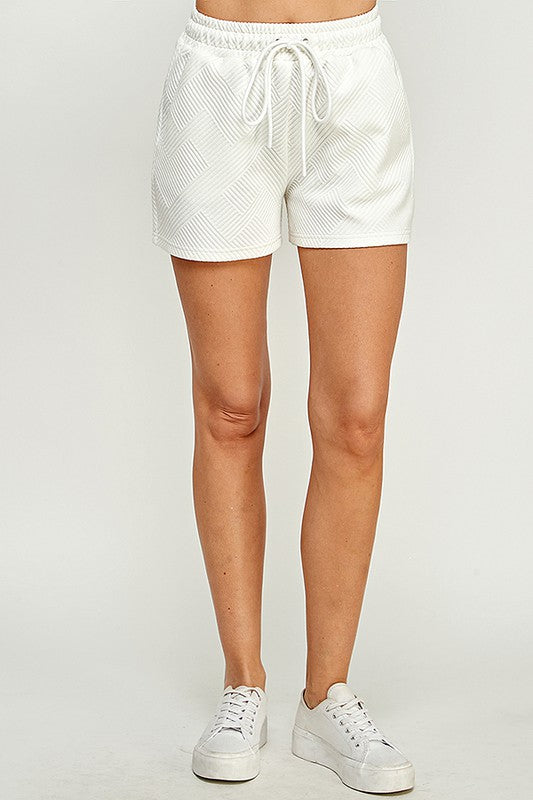 TEXTURED SOFT SHORTS