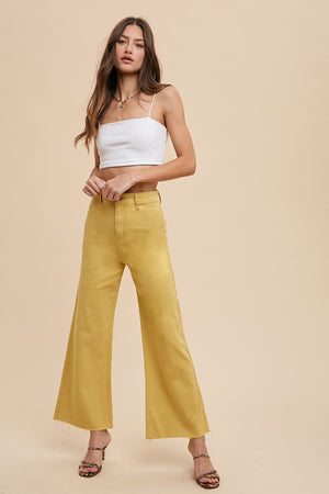 STRETCH WIDE LEG DENIM