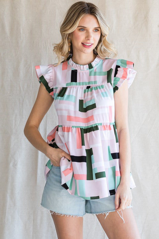 THE STAPLETON PEPLUM TOP
