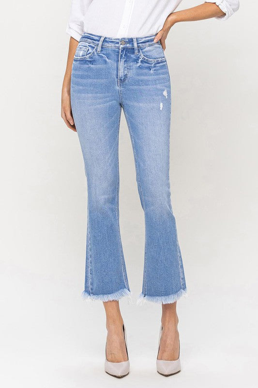 BECKONS HIGH RISE KICK FLARE JEAN