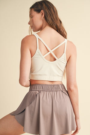 CROSS BACK SPORTS BRALETTE