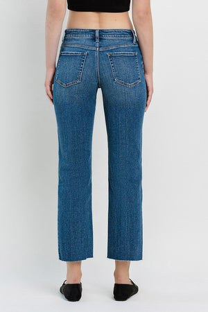 MELISSA MID RISE STRAIGHT JEANS