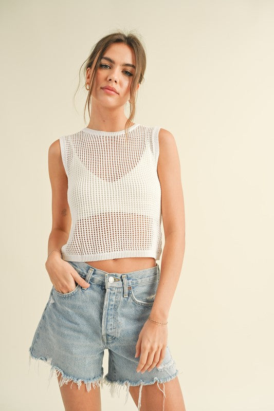 CROCHET KNITTED TOP
