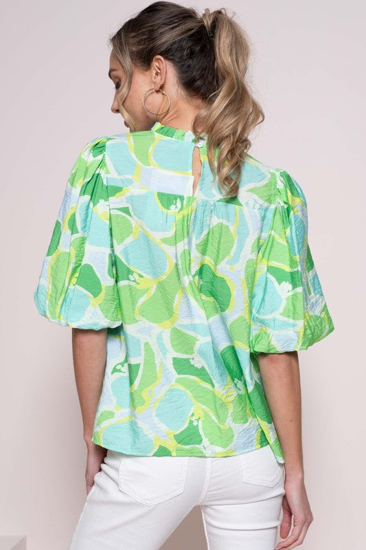 GREEN ENVY TOP
