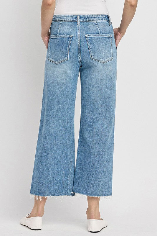 HIGH RISE UTILITY JEANS