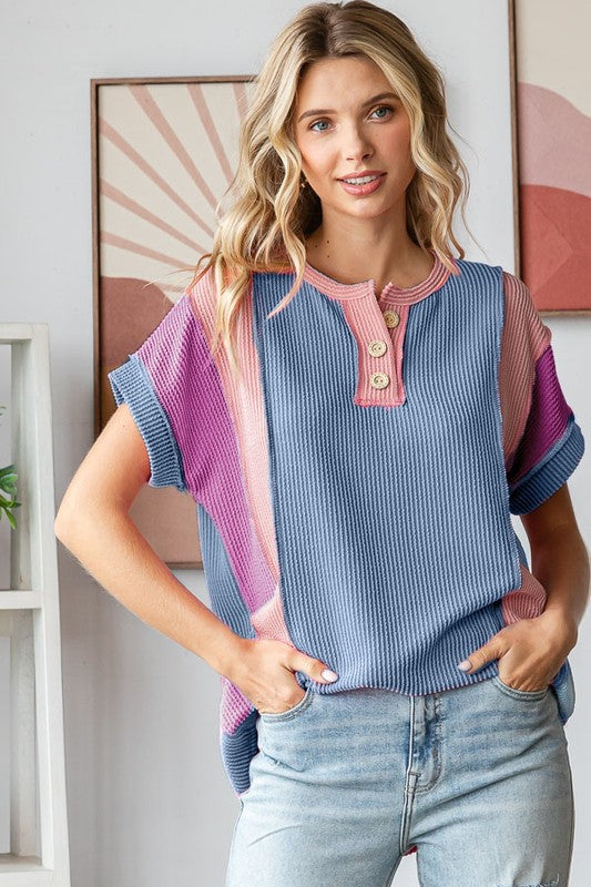 BELLE RIBBED TOP