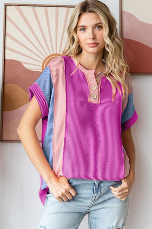 BELLE RIBBED TOP