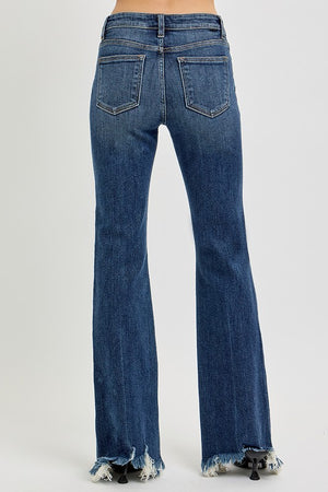 GIGI MID RISE FLARE JEANS - LondonEE & Co. 