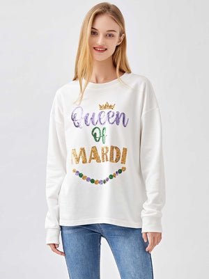(XL) QUEEN OF MARDI TOP