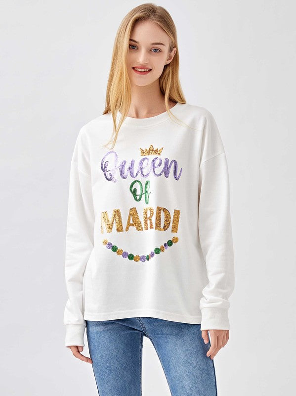 (XL) QUEEN OF MARDI TOP