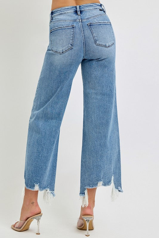 RISEN HIGH RISE WIDE STEP HEM