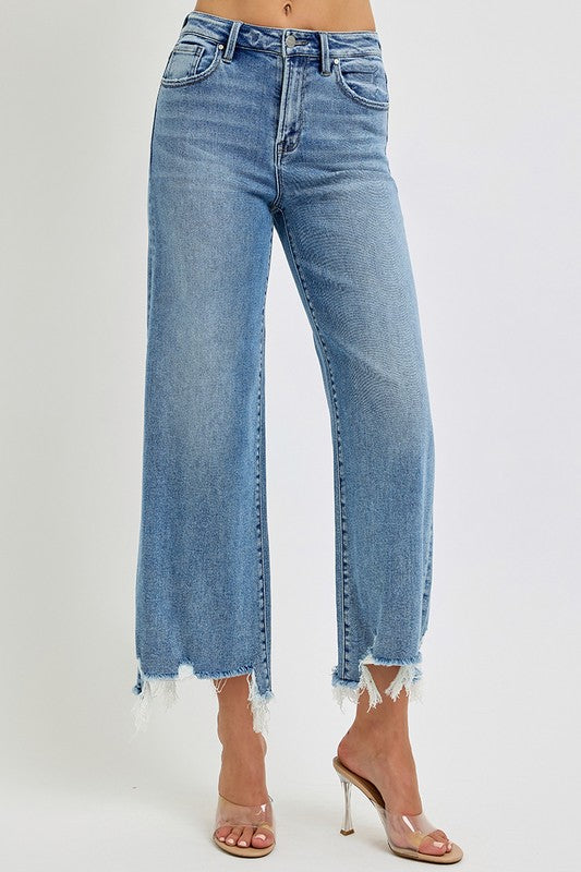 RISEN HIGH RISE WIDE STEP HEM