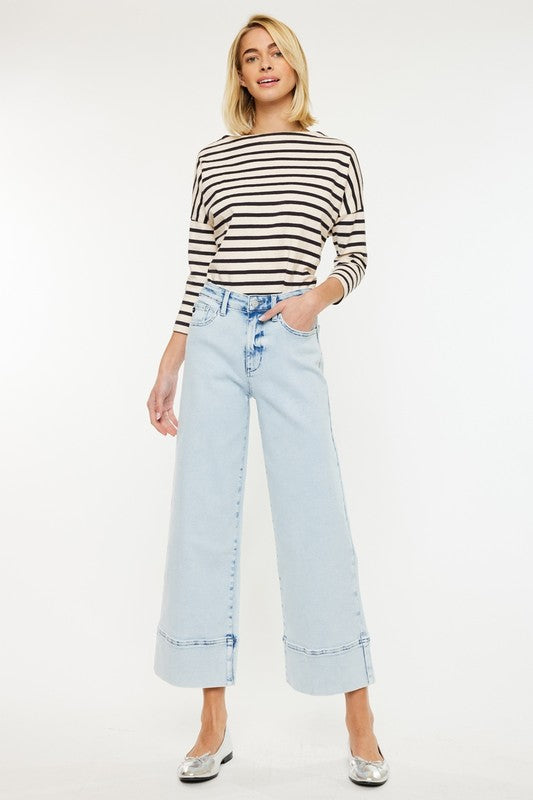 KACI CROPPED WIDE LEG