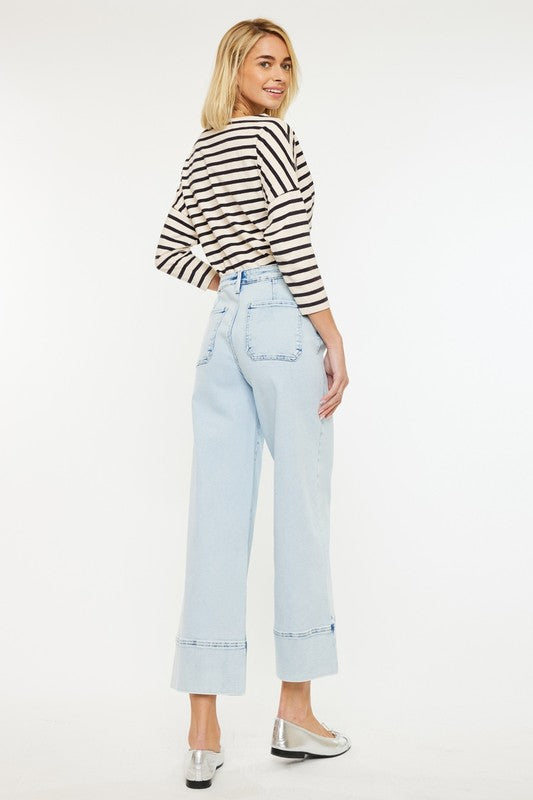 KACI CROPPED WIDE LEG