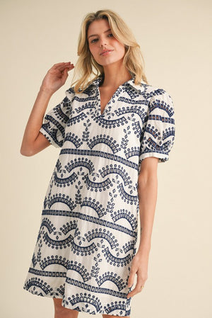 PLUS GEOMETRIC DRESS
