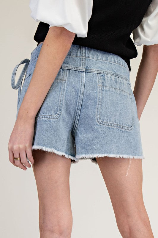 DENIM SKORT