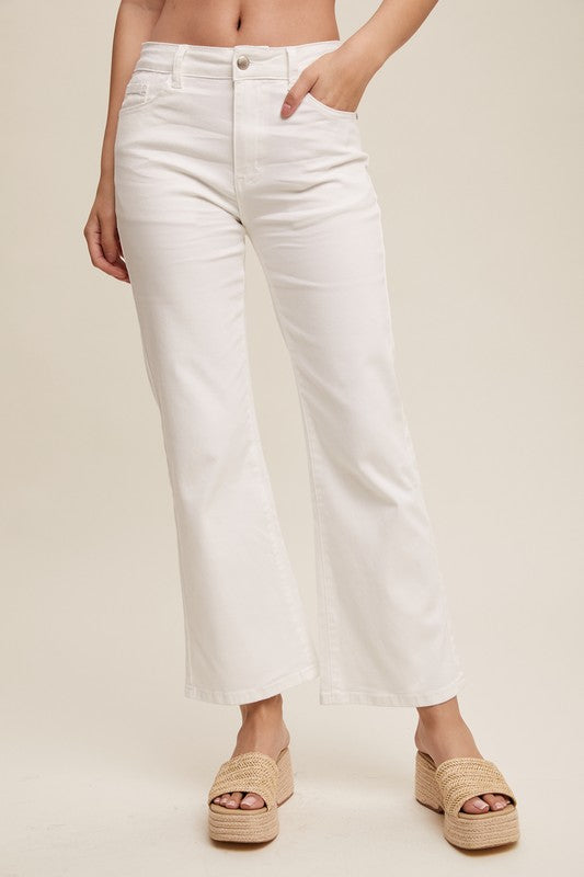 ADRIENNE KICK FLARE STRETCH PANTS