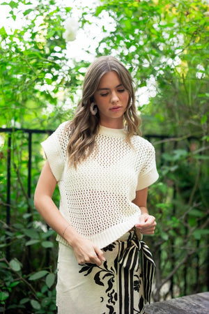 CROCHET KNITTED TOP