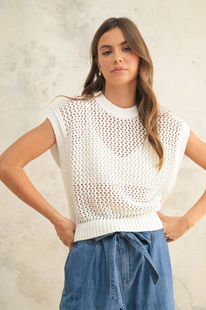CROCHET KNITTED TOP