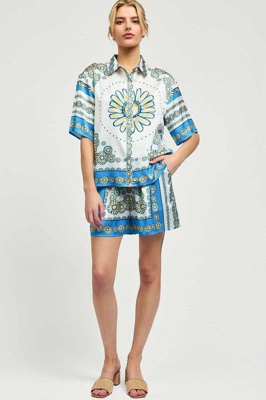 READY TO CHARM SHORT SET