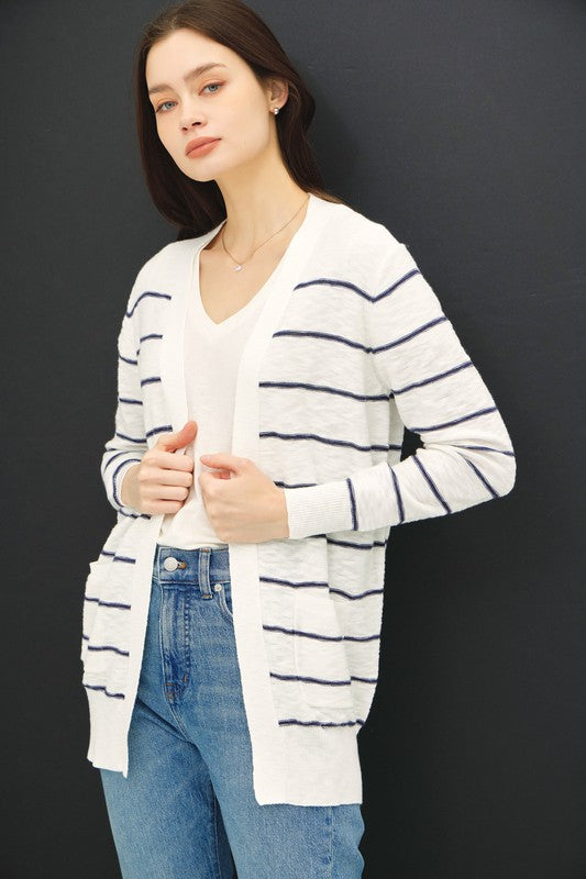 STRIPED CARDIGAN