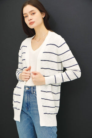 STRIPED CARDIGAN