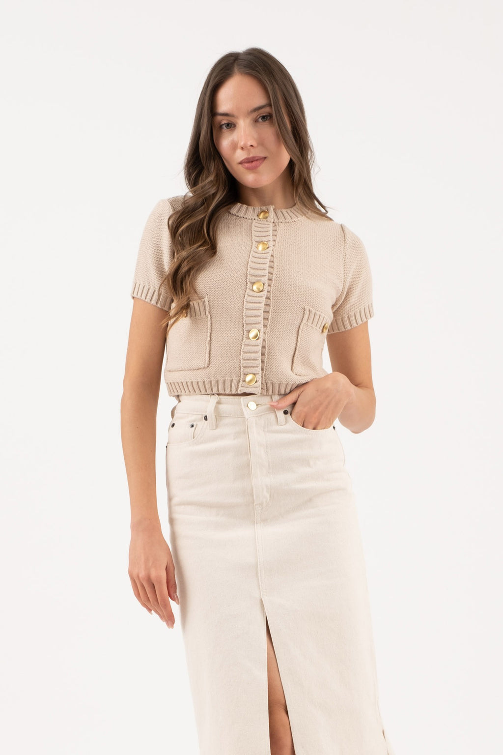 BETTY CROPPED CARDIGAN