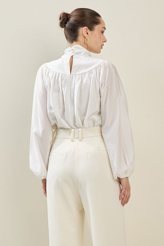BOW RIBBON BLOUSE