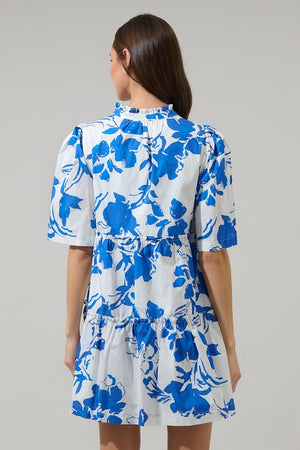 ABY FLORAL SHIFT DRESS