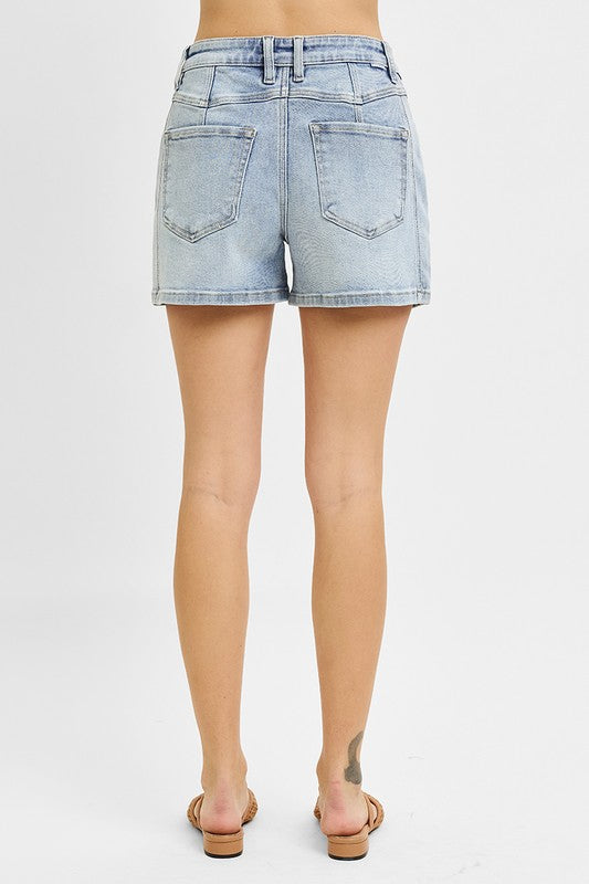 HIGH RISE WESTERN STYLE SHORTS