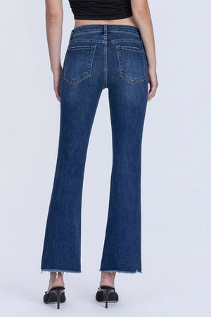 PRIVILEGE MID RISE KICK FLARE