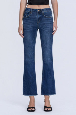 PRIVILEGE MID RISE KICK FLARE