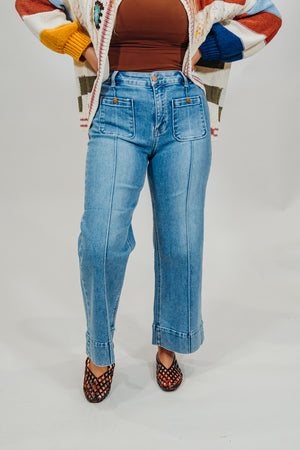 RISEN FRONT POCKET JEANS