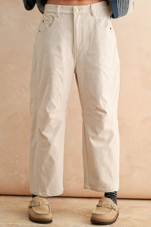 CORDUROY BARREL PANTS