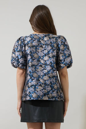 DEANNY JACQUARD TOP