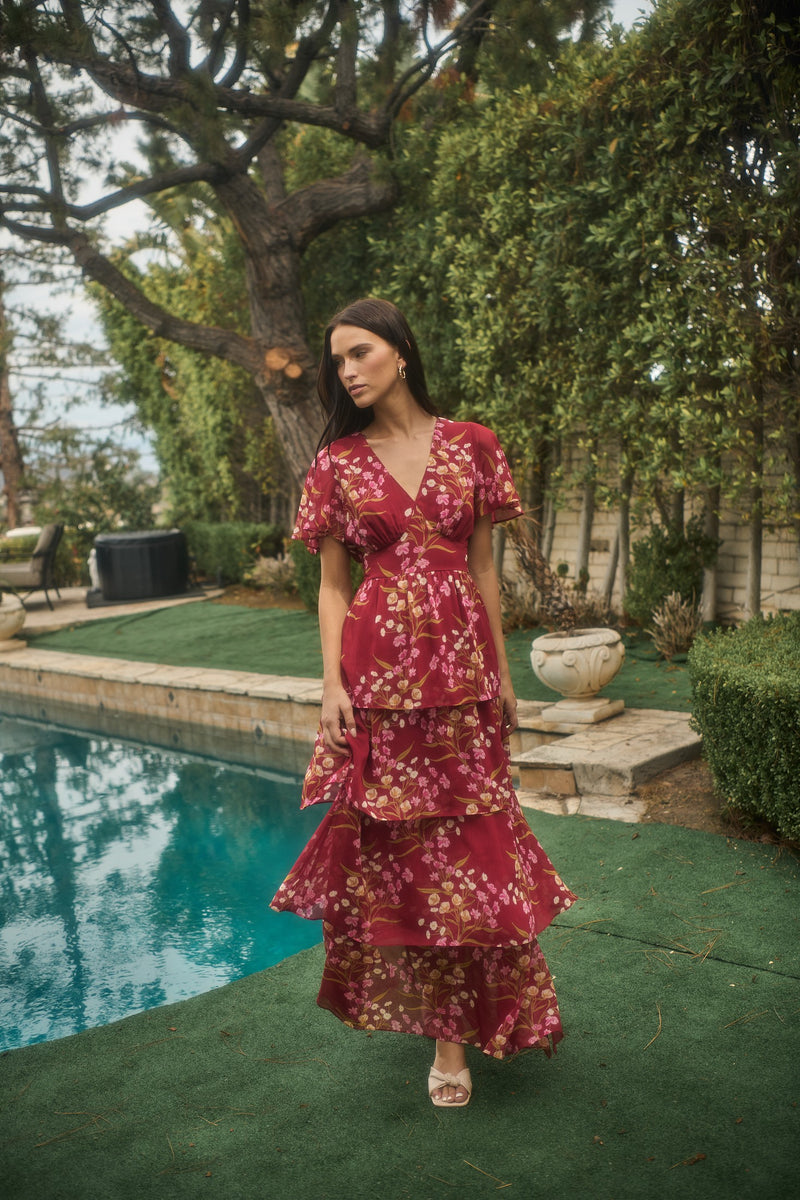 GINNIE FLORAL MAXI DRESS