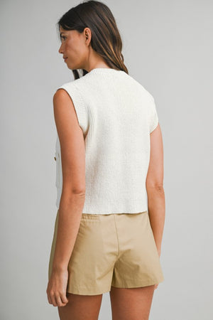 COTTON TWILL SKORT - LondonEE & Co. 