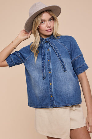 VERN DENIM TOP