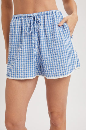 GINGHAM SHORTS - LondonEE & Co. 