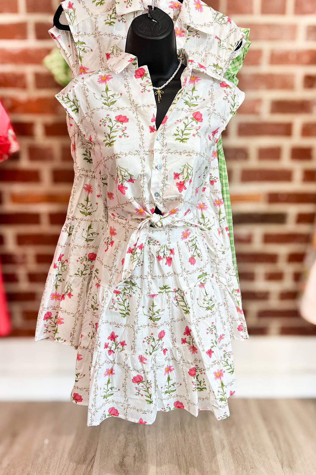 FLORAL PRINT MINI DRESS