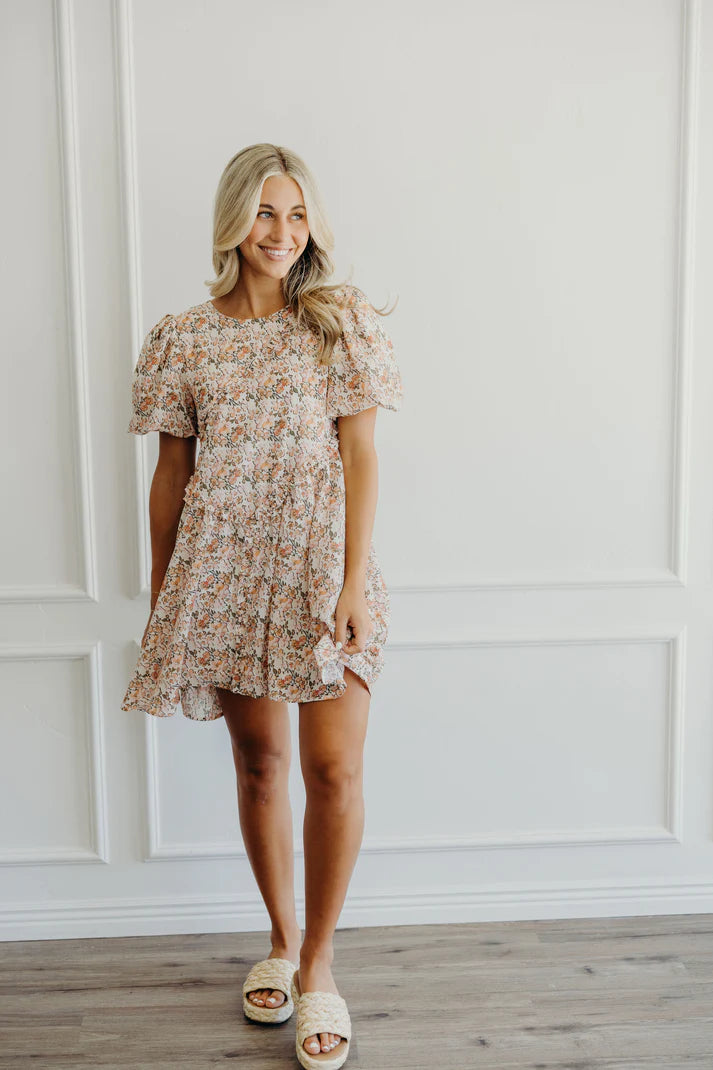 THE VENICE IN PEACHY PINK DRESS