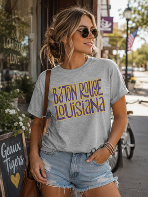 BATON ROUGE VINTAGE TEE