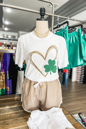 SHAMROCK HEART TEE - LondonEE & Co. 