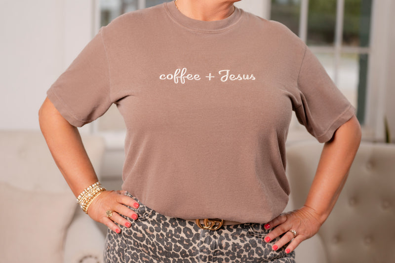 COFFEE + JESUS TEE