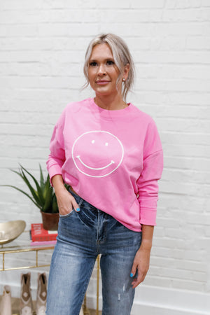 SMILEY FACE SWEATSHIRT